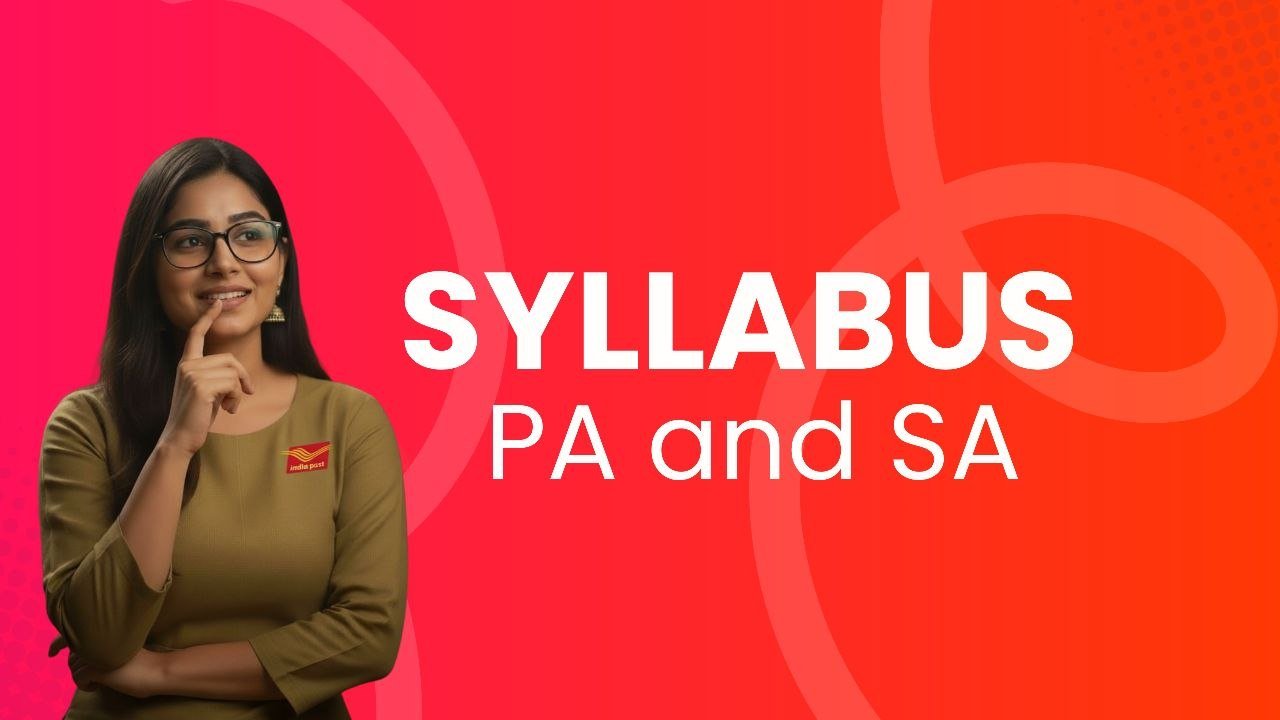 PA/SA Syllabus [Latest]